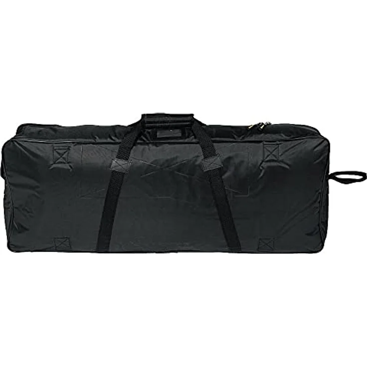 Rockbag RB 21515 B, strapazierfähige Keyboardtasche aus Nylon, 15 mm Polsterung, schwarze Farbe, mit Außentasche für Zubehör – Bild 3
