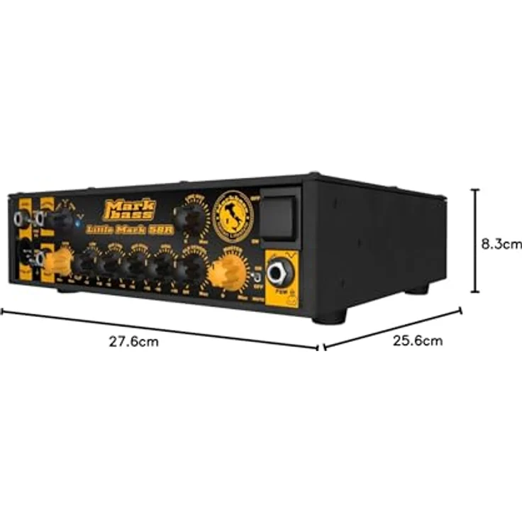 Markbass Little Mark 58R, Transistor Verstärker Topteil für E-Bass mit 500 W Leistung, Bi-Band-Limiter und Klangwahlschalter – Bild 9