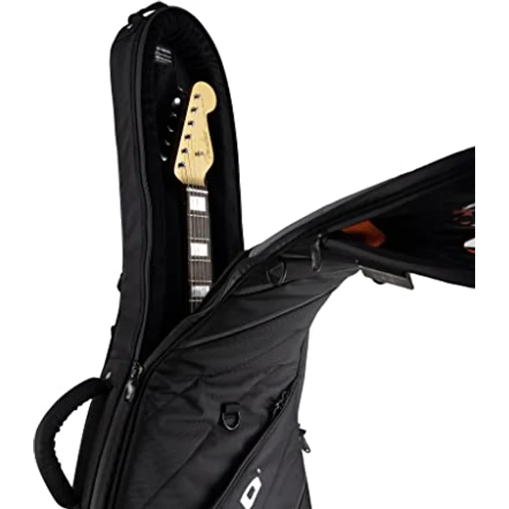 Mono Cases Vertigo Ultra Electric, Gitarrentasche für E-Gitarre mit Wasserfestem 1680D Ballistic Nylon, Schwarz, Top-Loading-Design und Freeride Wheel System – Bild 7