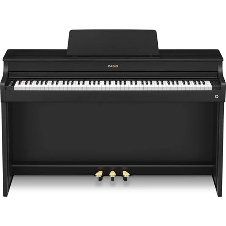 Casio AP-300 BK, Digitalpiano mit 88 gewichteten Tasten, 19 Sounds, MIDI- und Audio-Recording, schwarz – Bild 1