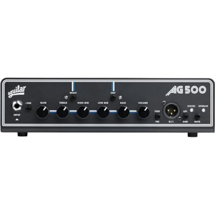 Aguilar AG 500 V2 Bass Head, 500 Watt Class D mit USB-C Schnittstelle und umfassendem EQ-Bereich – Bild 1