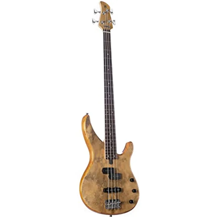 Yamaha E-Bass, Bassgitarre mit Mangoholz-deckel, Natural Finish