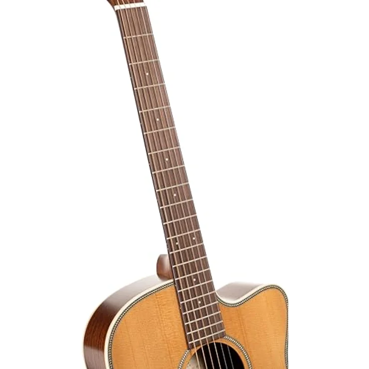 Cort Essence OC 4 Natural, Westerngitarre mit massiver torrifizierter Sitka-Fichtendecke, Mahagoni Korpus und Fishman Presys VT System, Natur – Bild 8