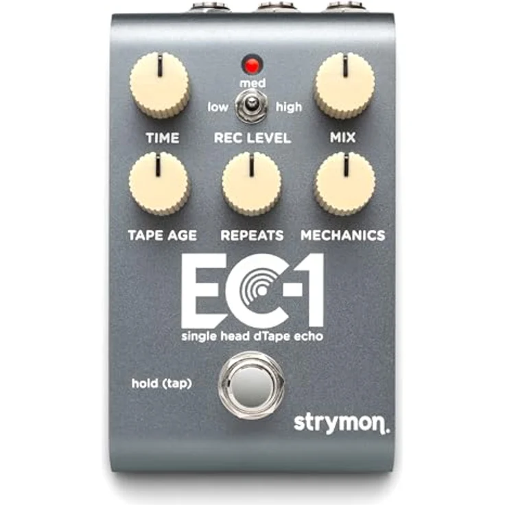 Strymon EC-1 Delay, Effektpedal für E-Gitarre mit 300 Presets, Mono/Stereo Umschalter und MIDI-Parametersteuerung – Bild 1