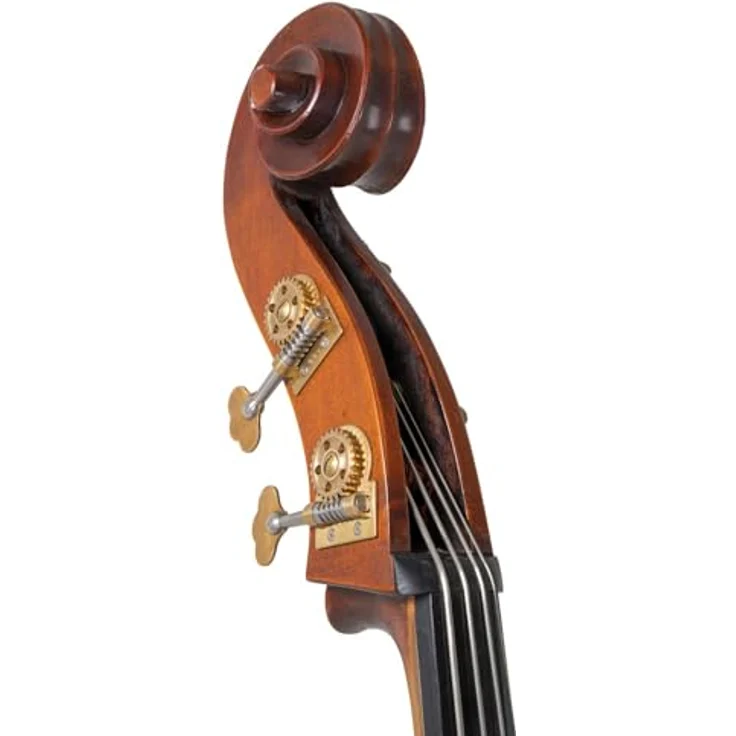 Gewa Premium Line Laminated Bass 3/4, Kontrabass Violinform mit laminierter Decke, dunkelbraun, spielfertig aus Meisterwerkstätten – Bild 4