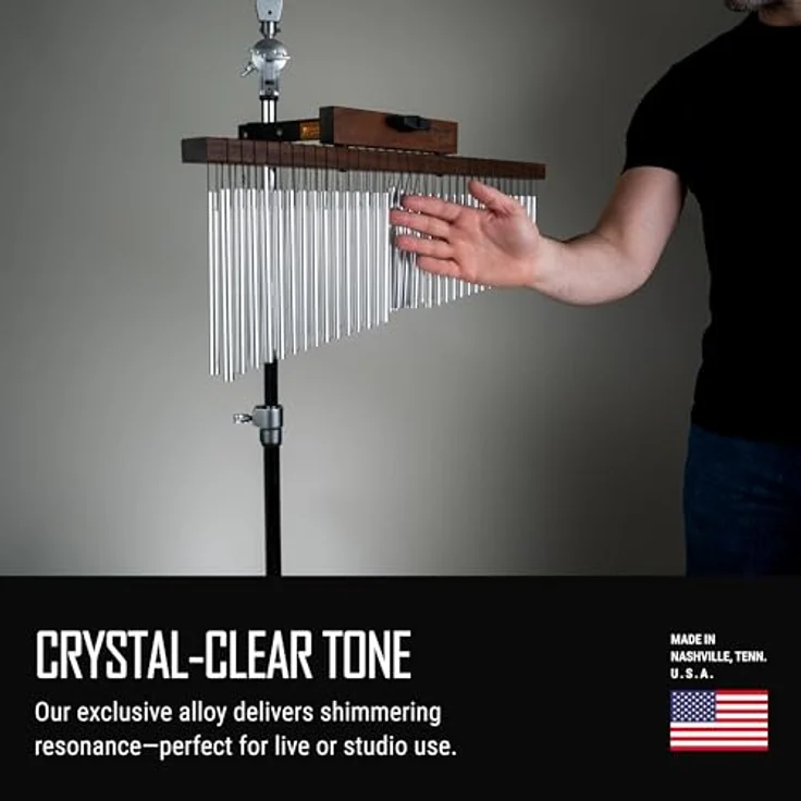 Schlagwerk TreeWorks Chimes TRE35db, Percussion mit 69 Klangstäben aus Aluminium/Titan-Legierung, handgefertigt in Nashville, einschließlich Softbag LG24 – Bild 4