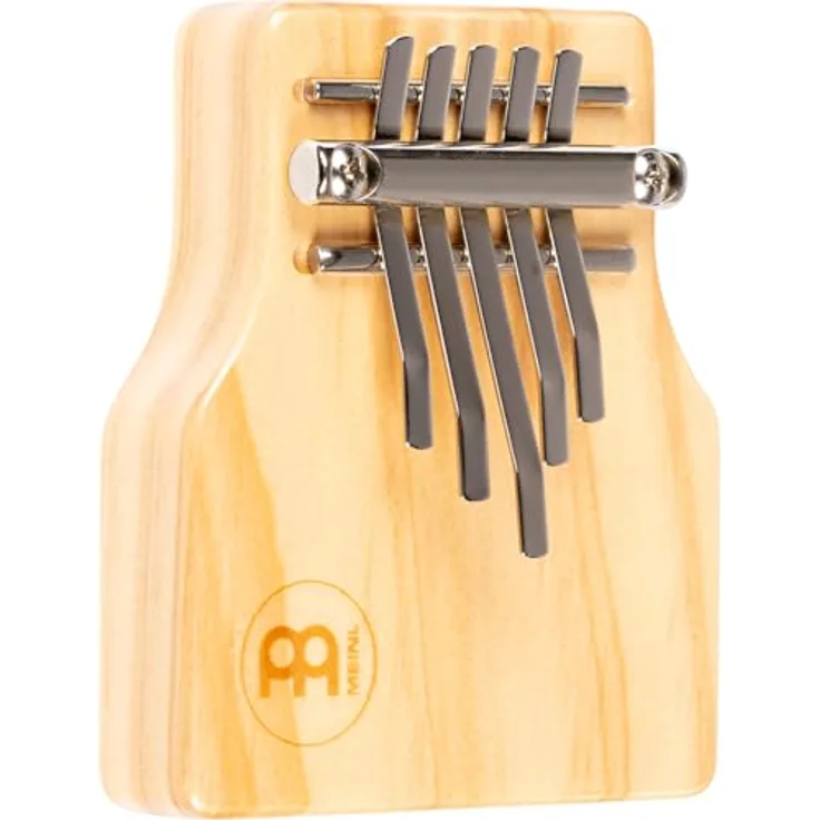 Meinl KA5-S Kalimba, kleine Ausführung mit ergonomischem Holzkörper aus Gummibaum, 5 Töne: g#'' c'' f' f'' c'''