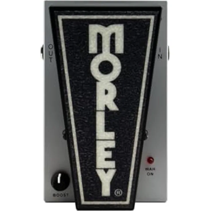 Morley MTLW2 - 20/20 Lead Wah Boost, Wah Effektpedal mit optischer Schaltung, schalterlosem Design, integriertem 20/20 Buffer und Metallgehäuse aus kalt gewalztem Stahl