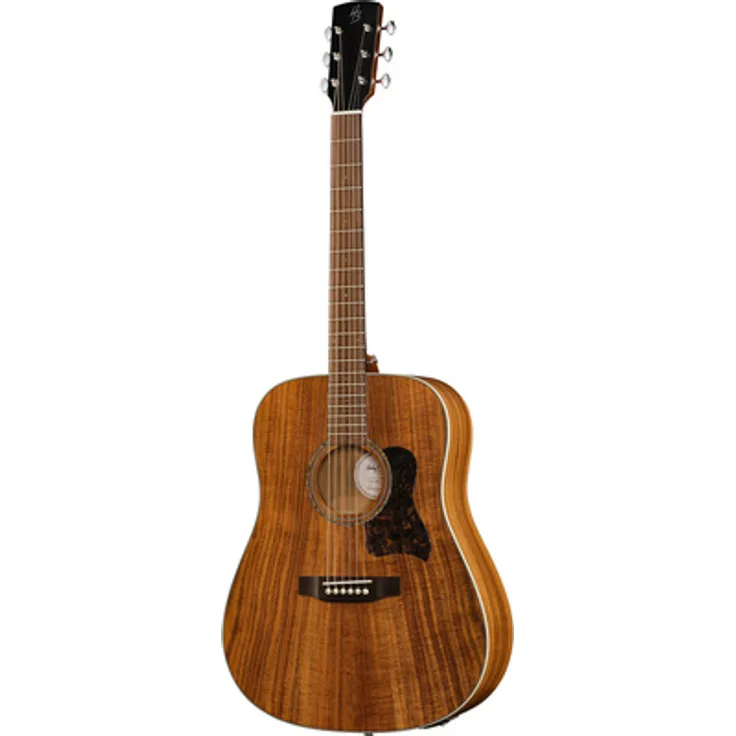 Harley Benton CLD-65AE NT, Westerngitarre mit massiver Akazien-Decke, C-Shape-Nato-Hals und HB-03 Pickup System