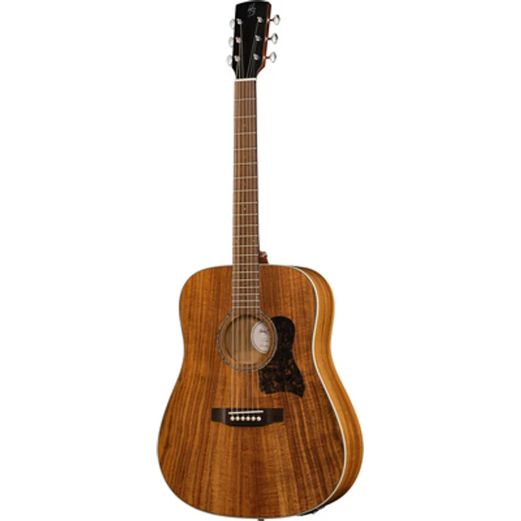 Harley Benton CLD-65AE NT, Westerngitarre mit massiver Akazien-Decke, C-Shape-Nato-Hals und HB-03 Pickup System