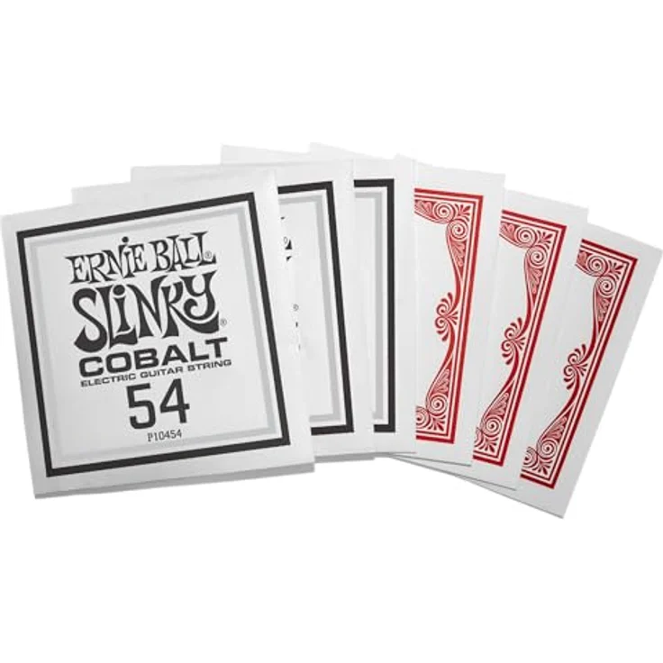 Ernie Ball Beefy Slinky Cobalt E-Gitarrensaiten, Stärke 11–54, verbesserte magnetische Beziehung für starke Bässe und klare Höhen, made in USA – Bild 3