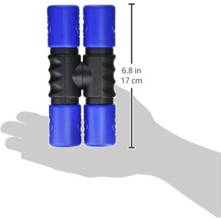 LP 441T-M Twist Shaker Medium, blauer Kunststoff Shaker mit Rotationsmechanismus für kombinierbares Spiel – Bild 3