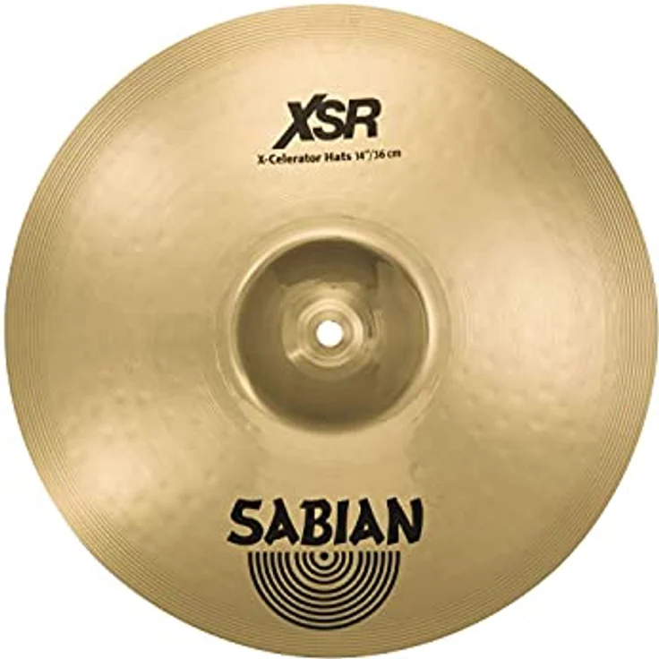 Sabian 14" XSR X-Celerator Hi-Hat, B20 Bronze, brillanter Sound, gewelltes Bottom Becken – Bild 2