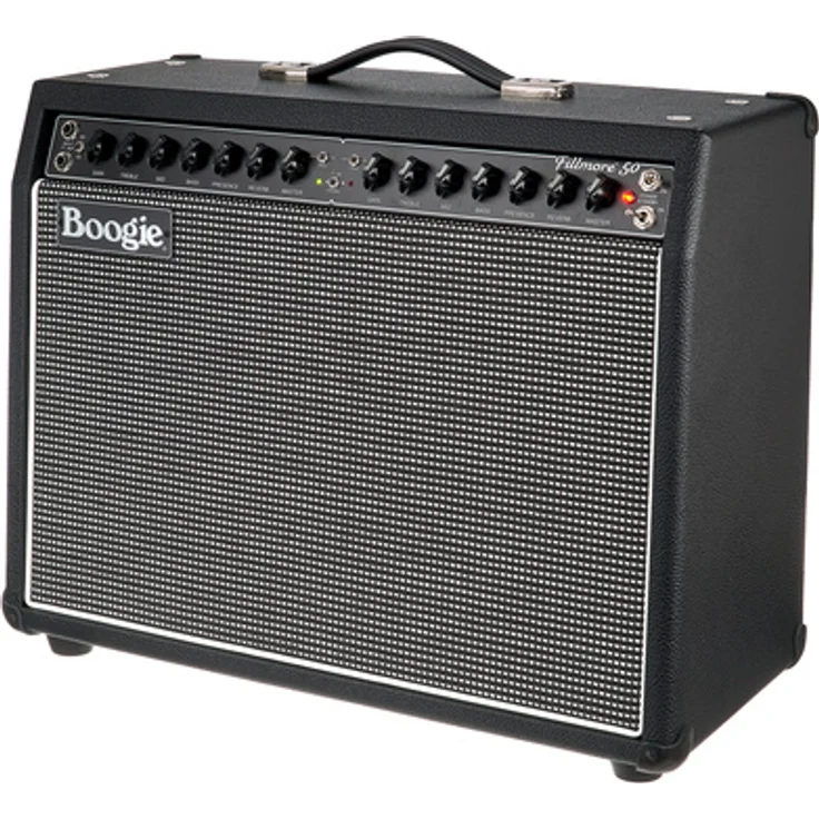 Mesa Boogie Fillmore 50 Combo, E-Gitarren-Combo, 50/25 Watt, 1x12 Zoll Celestion Lautsprecher, 2 Kanäle mit 3 Modes, Vintage Vollröhre, inklusive Schutzhülle