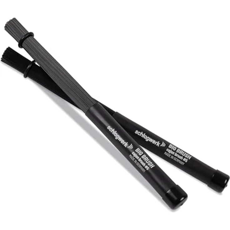 Schlagwerk BRC05 Cajon Big Brush, Drumsticks mit vielseitiger Soundvielfalt, 1 Paar