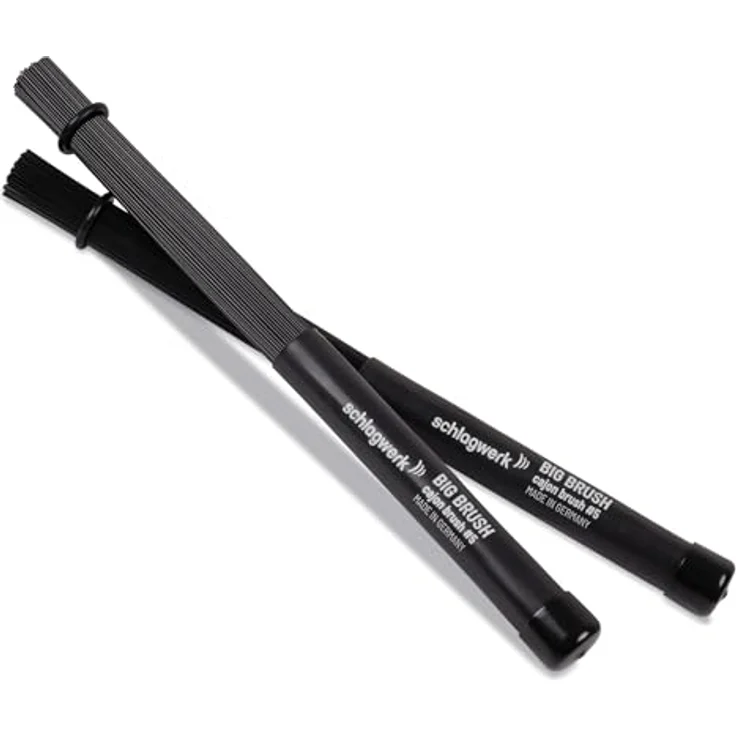 Schlagwerk BRC05 Cajon Big Brush, Drumsticks mit vielseitiger Soundvielfalt, 1 Paar – Bild 1