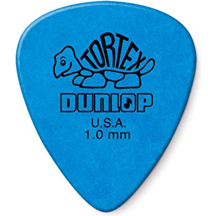 Dunlop Tortex Standard Plektren, 1,0 mm, 72er Pack, blau – Bild 1