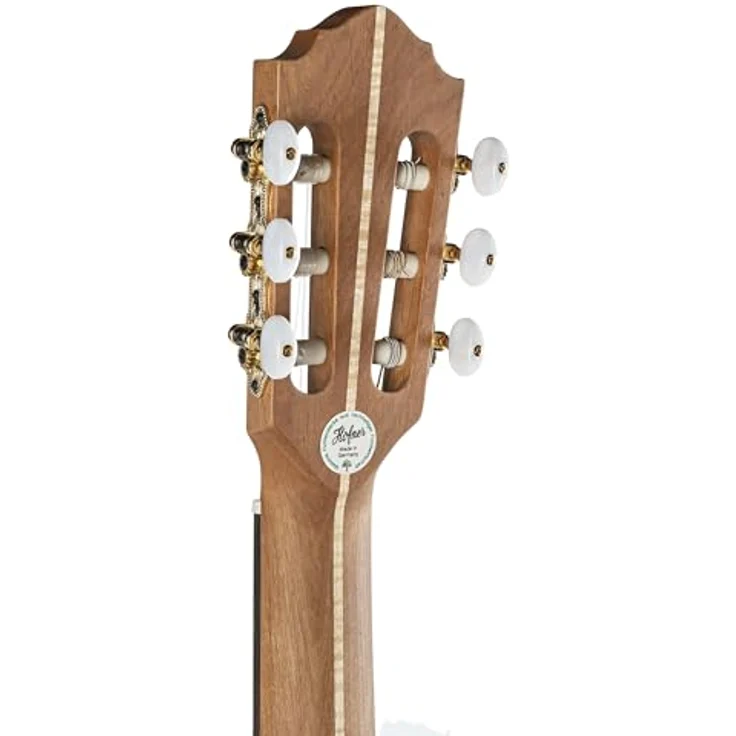 Höfner HGL-7 Green Line, Konzertgitarre aus massivem Fichtenholz mit geflammtem Ahorn und Satinlack-Finish – Bild 5