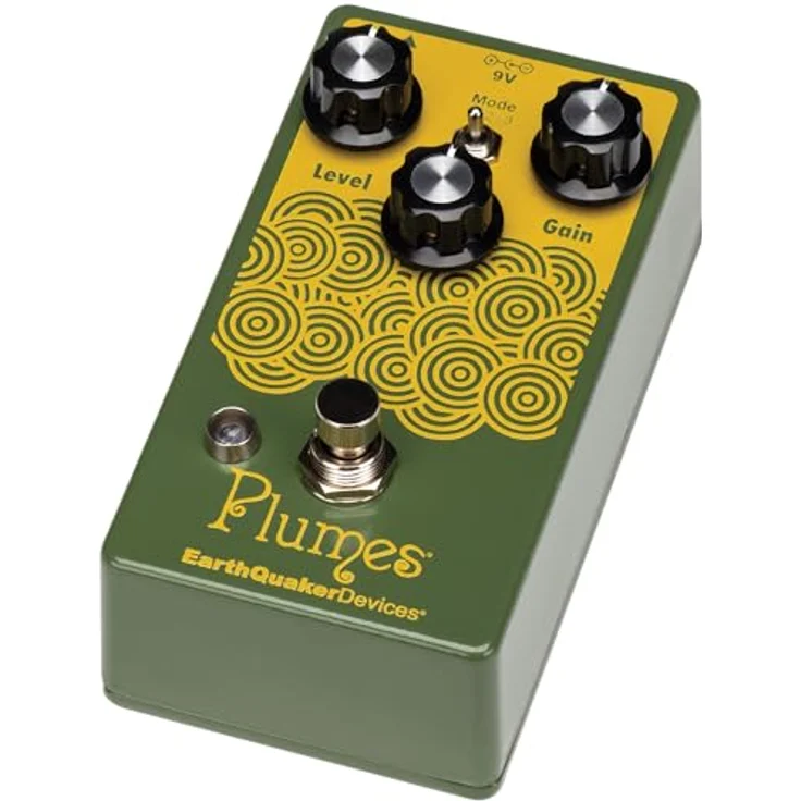 EarthQuaker Devices Plumes Signal Shredder, Overdrive Effektpedal mit 3 wählbaren Clipping-Modi und geräuschloser Soft-Touch Schaltung – Bild 6