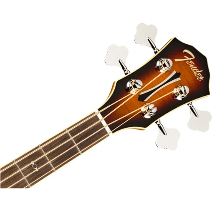 Fender FA-450CE 3TSB A-Bass, Akustikbass mit geriegelter Ahorn-Decke und Mahagoni-Korpus, 3-Tone Sunburst – Bild 6