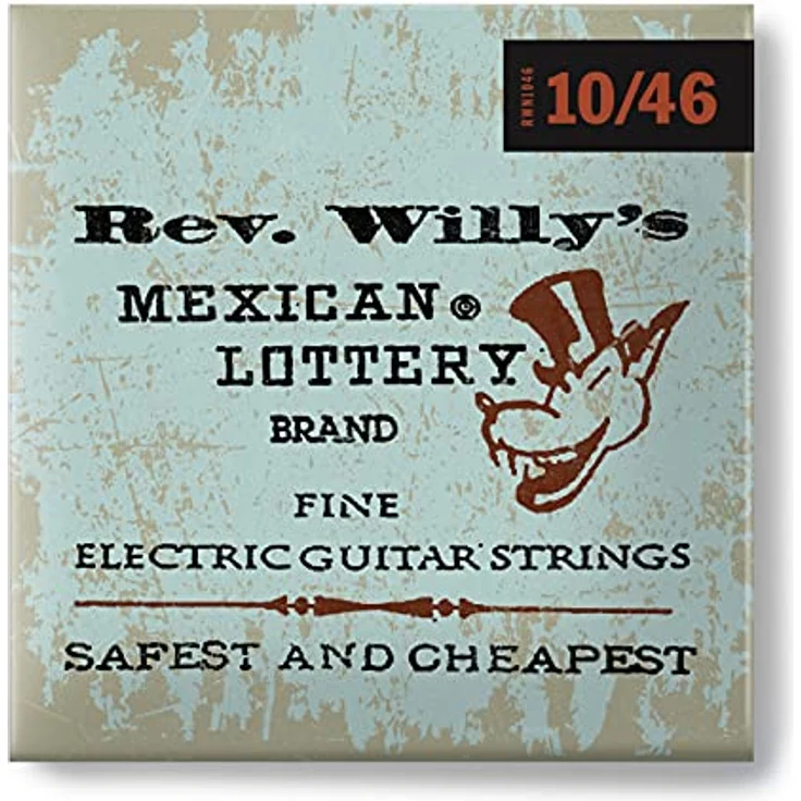 Dunlop RWN1046 Medium E-Gitarrensaiten, .010-.046 für Reverend Willy, 6 Saiten – Bild 1