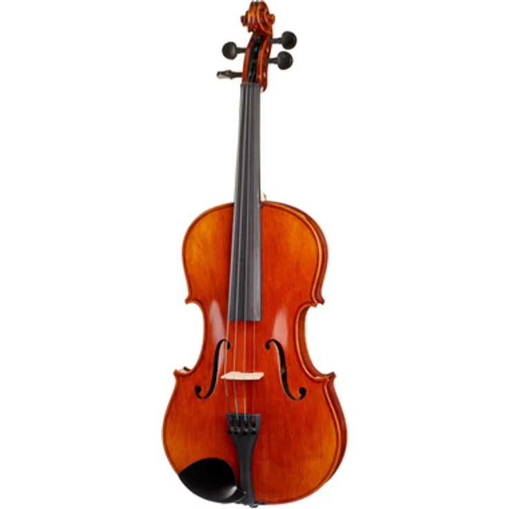 Hidersine Piacenza Viola Set 15,5", handgeschnitzte Fichtendecke, geflammter Ahornkorpus, Ebenholz Wirbel und Griffbrett, inkl. Rechteck-Koffer mit Rucksack-Gurten