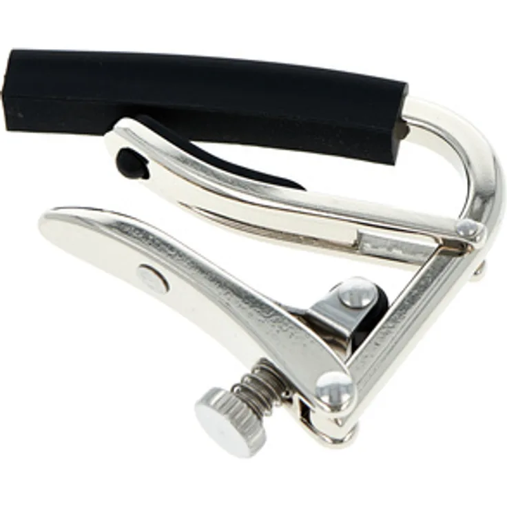 Shubb C4, Kapodaster für stark gewölbte Griffbretter (E-Gitarre), verchromtes Nickel
