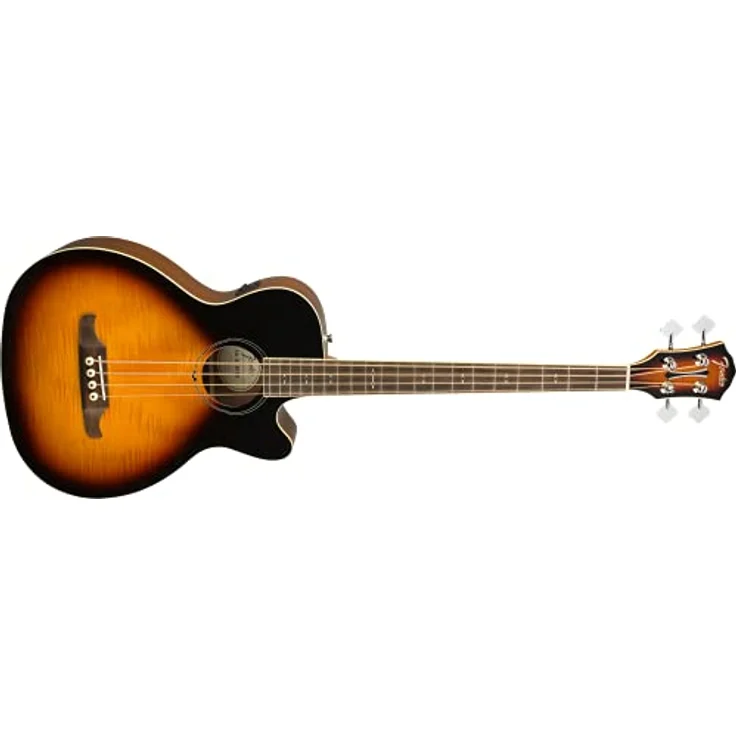 Fender FA-450CE 3TSB A-Bass, Akustikbass mit geriegelter Ahorn-Decke und Mahagoni-Korpus, 3-Tone Sunburst – Bild 3