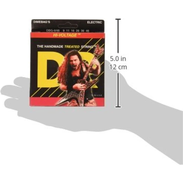 DR Strings Dimebag DBG-9/46, E-Gitarren Saiten Satz, Signature Serie, Stärken 009"-046" – Bild 3