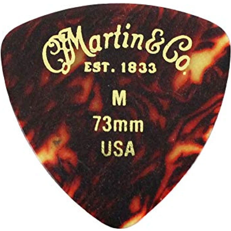 Martin Guitar #2 Pick Pack, 12 Plektren aus Tortoise, 0,73 mm Stärke, made in USA – Bild 2