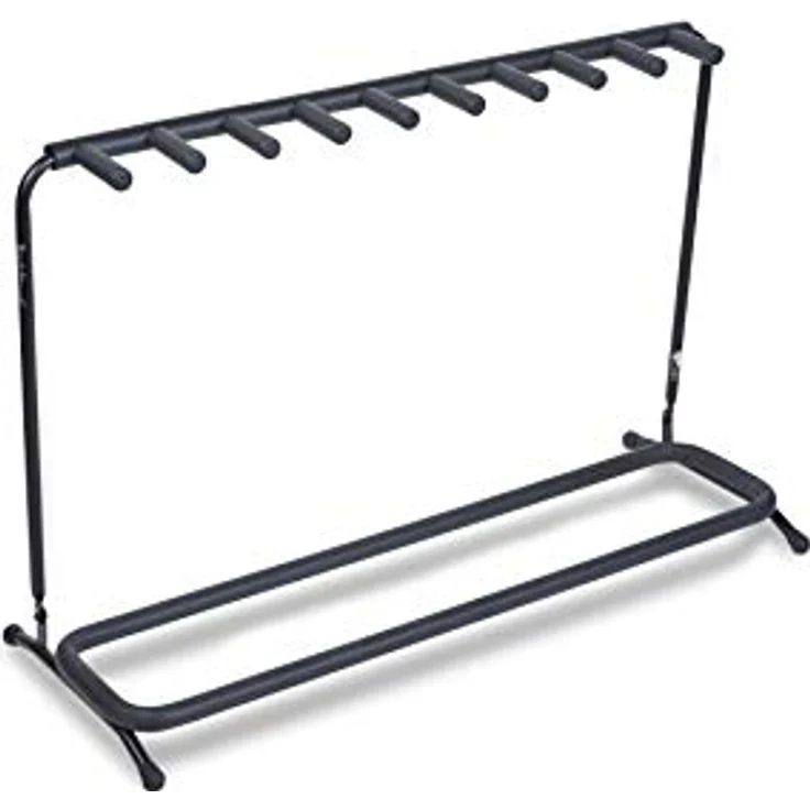 Rockstand RS 20863B Gitarrenständer, 9er Multiständer für Gitarren und Bässe, Maße 108x73,5x42,5cm, nicht geeignet für Gitarren mit Nitrolack – Bild 1