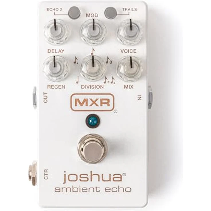 MXR Joshua Ambient Echo, Delay-Pedal mit Tap-Tempo, Stereo-Modus und Hold-Funktion, inkl. Netzteil – Bild 1