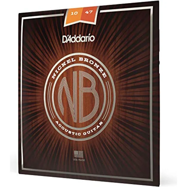 D'Addario NB1047 Nickel Bronze Gitarrensaiten, Akustikgitarre, Extra Light 10-47 – Bild 1