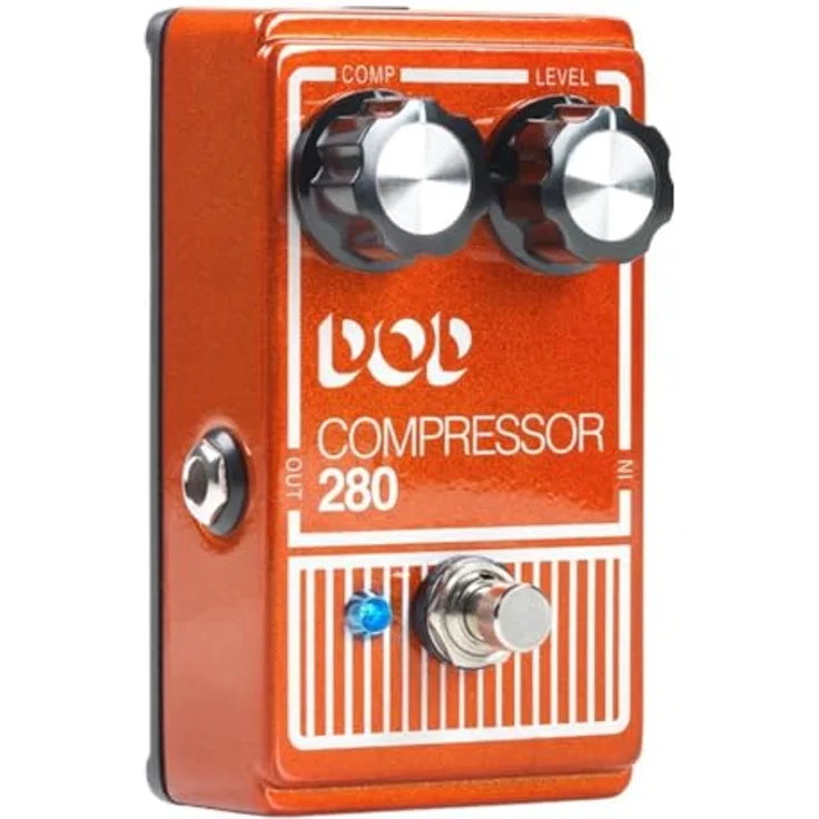 Digitech DOD Compressor 280, Analog Compressor Pedal mit True Bypass, leichtes Aluminium Gehäuse – Bild 1