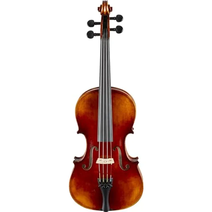 Gewa Maestro 6 Antiqued Violine 4/4, vollmassive Violine mit massiver Fichtendecke und geflammtem Ahornkorpus, Ebenholzgriffbrett, Spiritus Handlackierung in kastanienbraun