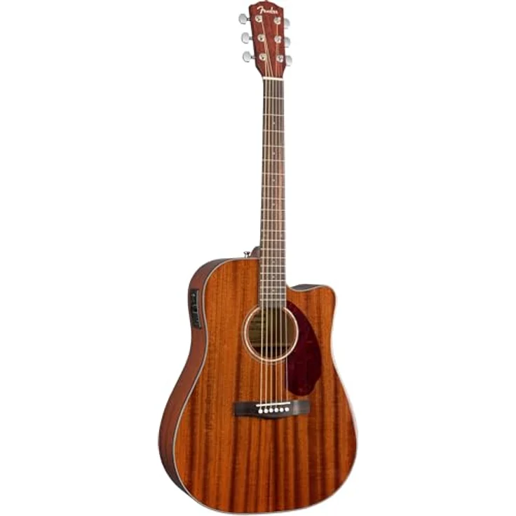 Fender CD-140SCE Dreadnought Elektroakustikgitarre, Mahagoni, mit Hartschalenkoffer und exklusivem Fender Fishman Tonabnehmer, inklusive kostenloser Kurse auf Fender Play – Bild 1