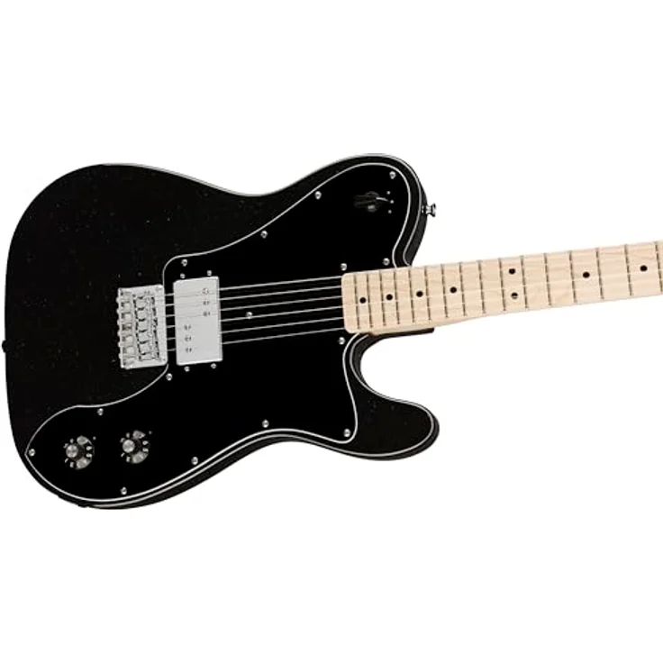 Fender Squier Paranormal Esquire Deluxe E-Gitarre, Metallic Black mit sorgfältiger Verarbeitung und ausgewählten Materialien – Bild 3