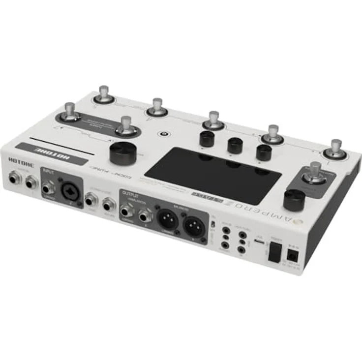 Hotone Ampero II Stage, Gitarren-Multieffekte Effektpedal mit 5" Touchscreen, 12 Effekten gleichzeitig, 90 Amp Models und integriertem Looper – Bild 3