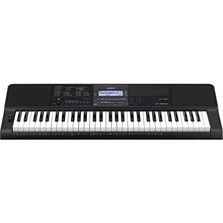 Casio CT-X800, Keyboard mit 61 anschlagdynamischen Tasten, 600 Sounds, 195 Begleitrhythmen, Pitchwheel, schwarz – Bild 2
