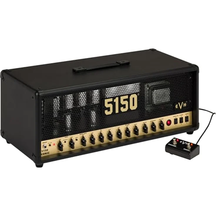 Evh 5150 Iconic EL34, 80W Röhren Topteil Verstärker für E-Gitarre, schwarz – Bild 4