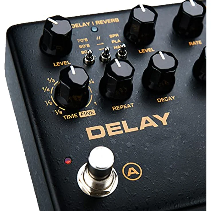Nux Cerberus, Gitarren-Multieffekt mit 16 Effekttypen, 128 Presets, analogen Overdrive und Distortion, True Bypass, USB Anschluss, schwarz – Bild 2