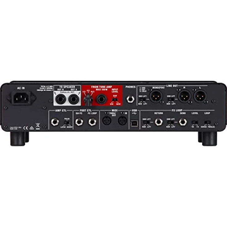 Boss WAZA Tube Amp Expander, Röhrenverstärker mit 150 Watt, integrierter 100 Watt Class-AB-Endstufe, 22 Lautsprecherbox-Emulationen und DSP-Effekten – Bild 3