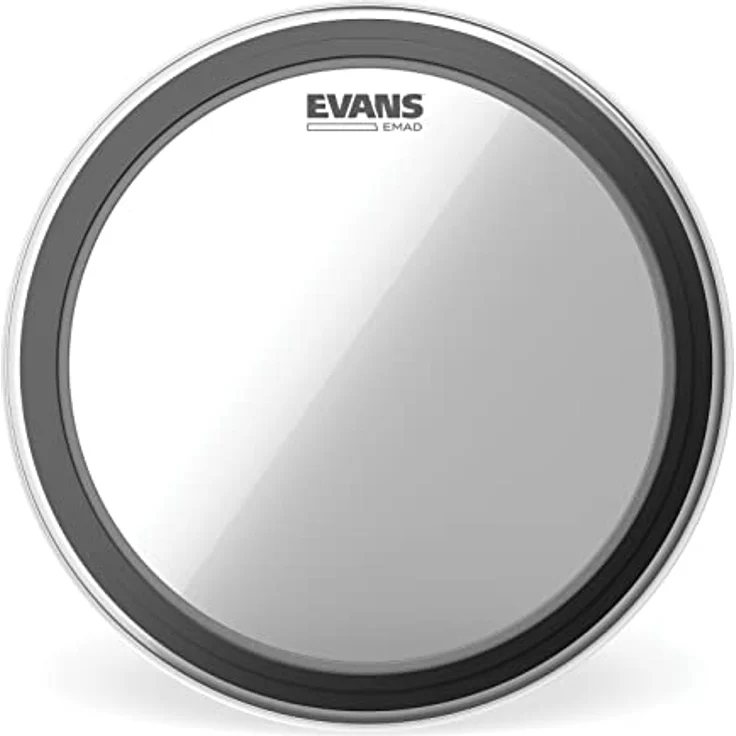 Evans TT16EMAD, 16" Clear Tom/Bass Drum Fell mit variablen Dämpfringen für tiefen Bass und Attack – Bild 1