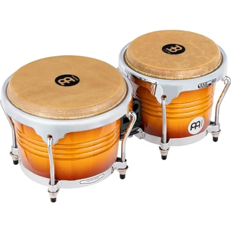 Meinl FWB200GAB Bongoset, Freeride Serie, 6 3/4" + 8", aus Rubber Wood, Farbe Gold Amber Sunburst – Bild 1