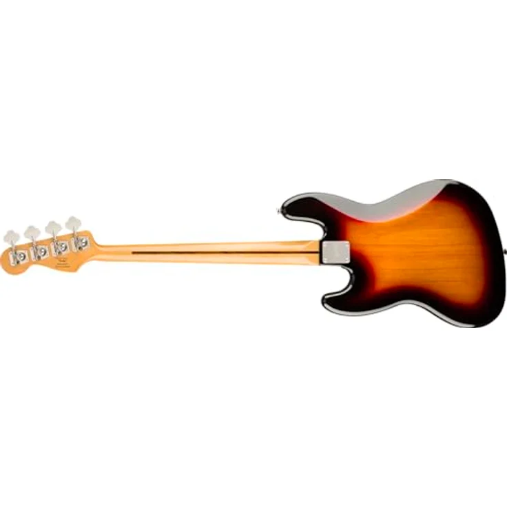 Squier by Fender Classic Vibe '60s Jazz Bass, 3-Color Sunburst, Alnico-Single-Coil-Tonabnehmer, schlankes C-förmiges Halsprofil – Bild 2