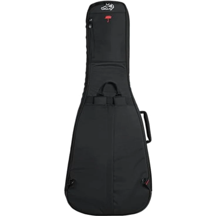 Gator G-PG Classic Guitar, Gitarrentasche der ProGo Ultimate Serie mit 25 mm Polsterung, Schwarz, inkl. Regenhülle und mehreren Taschen – Bild 14