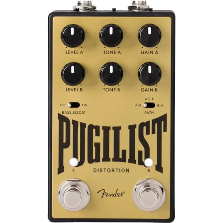 Fender Santa Ana Overdrive V2, JFET-basiertes Overdrive-Pedal mit 3-Band-EQ und interner 18-V-Stromversorgung, schwarz – Bild 1