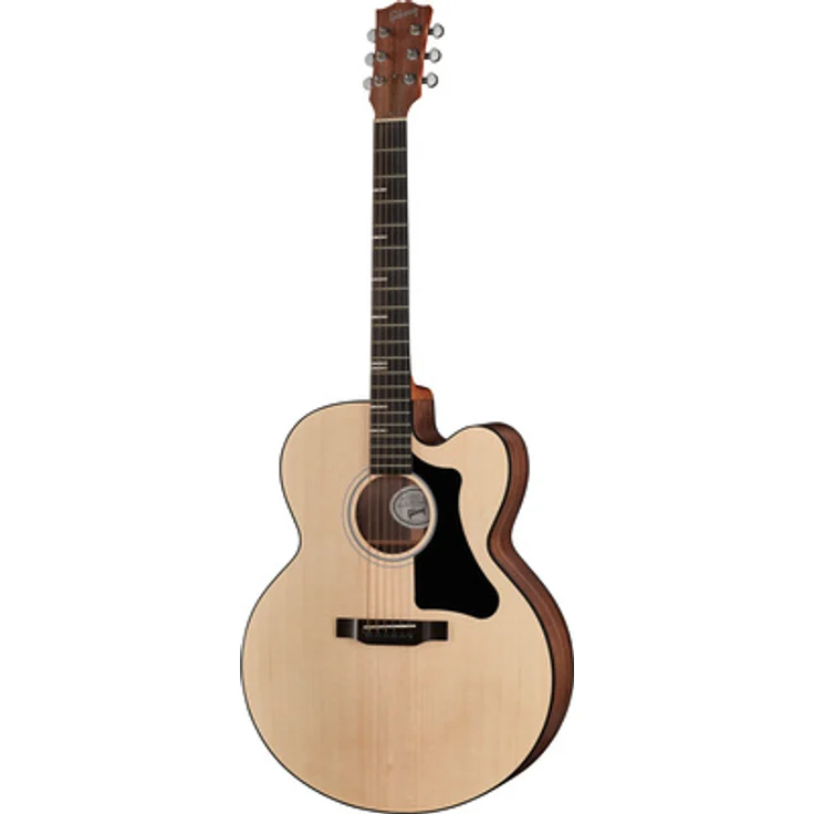 Gibson G-200 EC Natural Generation, Westerngitarre mit massiver Sitka-Fichtendecke und Walnussboden, Cutaway, LR Baggs Tonabnehmer, natur