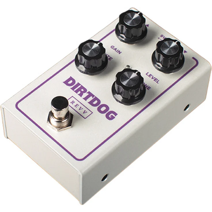Revv Dirtdog Joey Landreth OD, Signature Overdrive-Pedal für E-Gitarre mit Gain, Level, Bite und Tone Reglern, Made in Canada