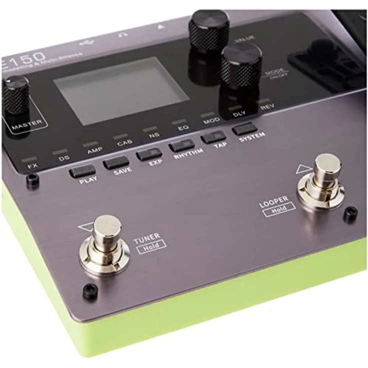 MOOER GE150 Amp Modelling Multi Effects Pedal, 55 AMP-Modelle, 151 Effekte, 200 Patches, schwarz – Bild 3